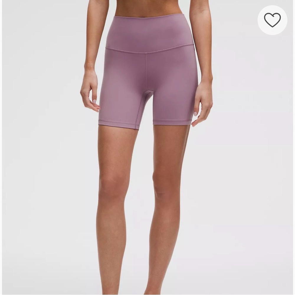 Lululemon Align Bike Shorts in Pink/Purple/Dusty Color